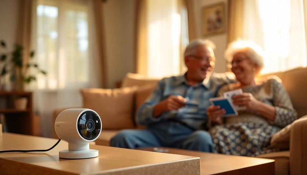 camera selection for elderly monitoring