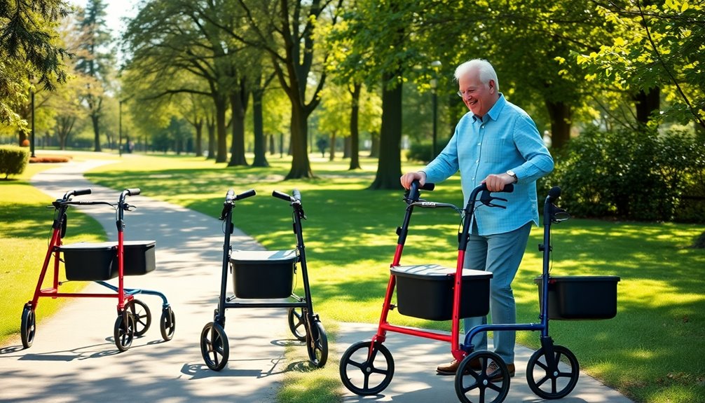 choosing rollator for seniors