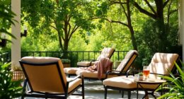 comfortable outdoor seating options