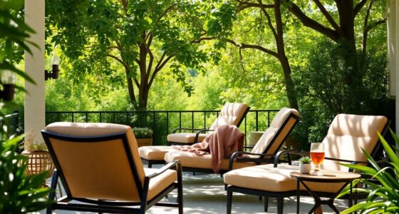 comfortable outdoor seating options