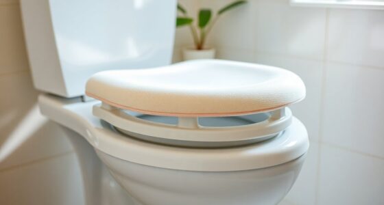 comfortable padded toilet seats