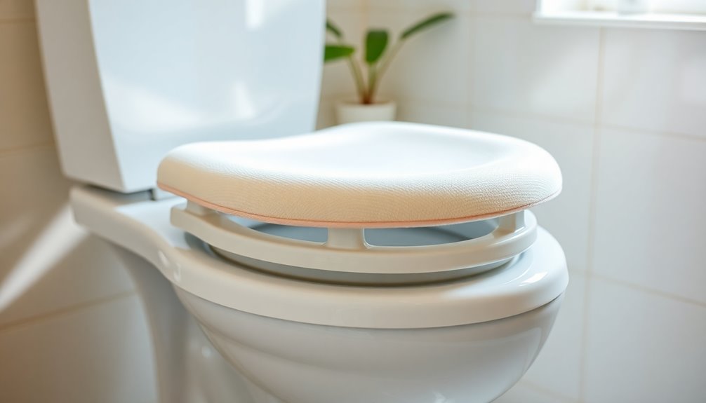 comfortable padded toilet seats