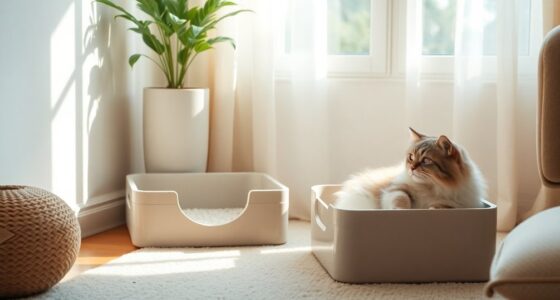 elderly cat litter boxes