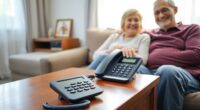 elderly friendly landline phone features