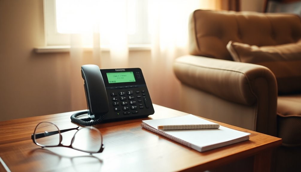 elderly friendly landline phone features