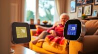 elderly friendly thermostat options