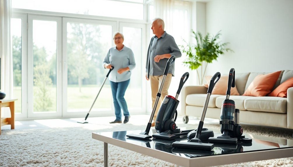 elderly friendly vacuum cleaner features