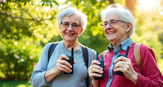 elderly friendly walkie talkies