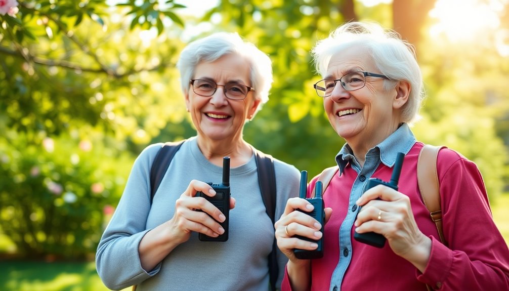 elderly friendly walkie talkies