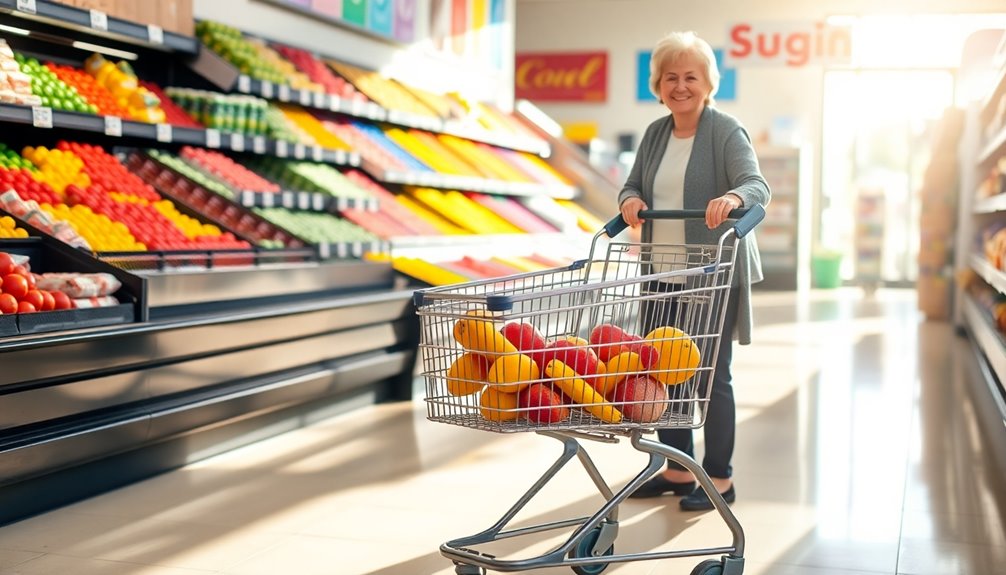 elderly shopping cart options