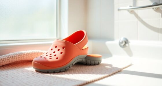 elderly shower shoe safety