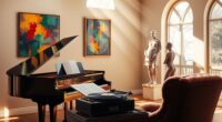 inspiration from music and art