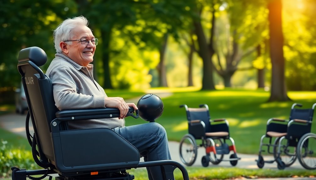 selecting elderly motorized wheelchair