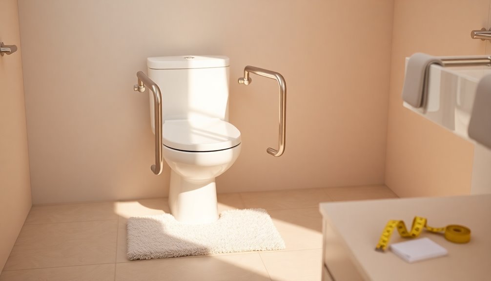 selecting toilet rails safely