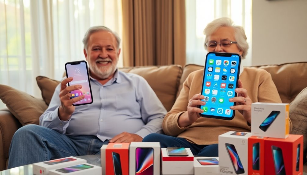 smartphone selection for seniors