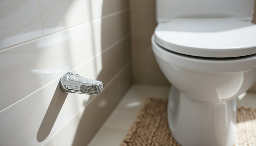 toilet handle accessibility features