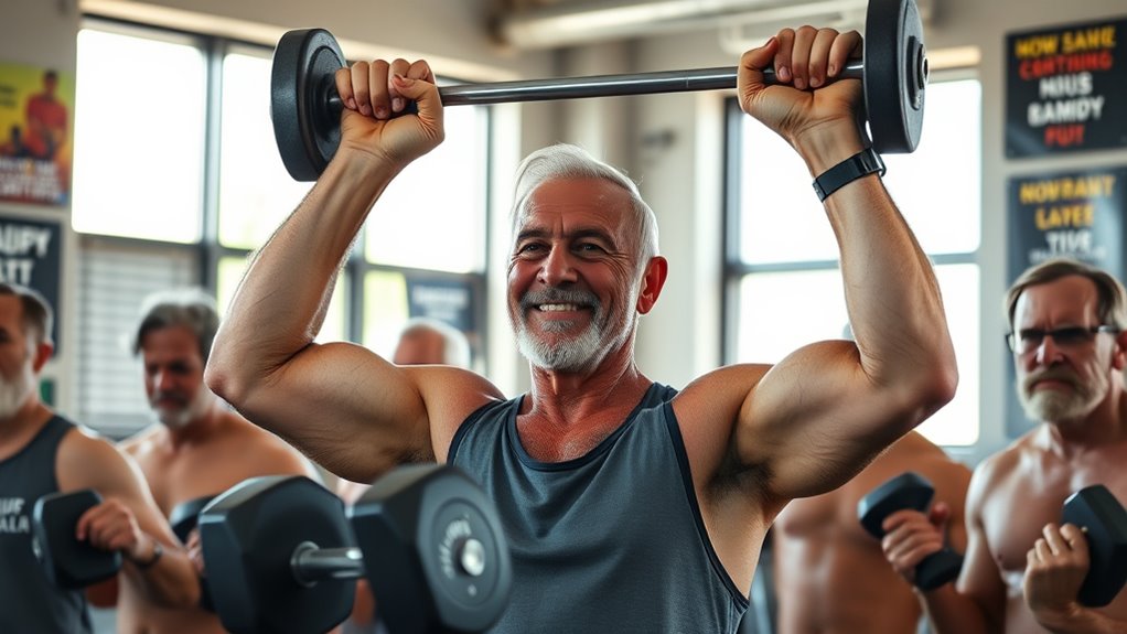 building muscle through routines