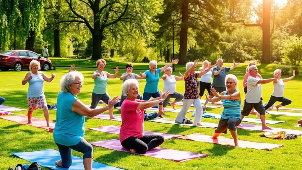 community support enhances senior fitness