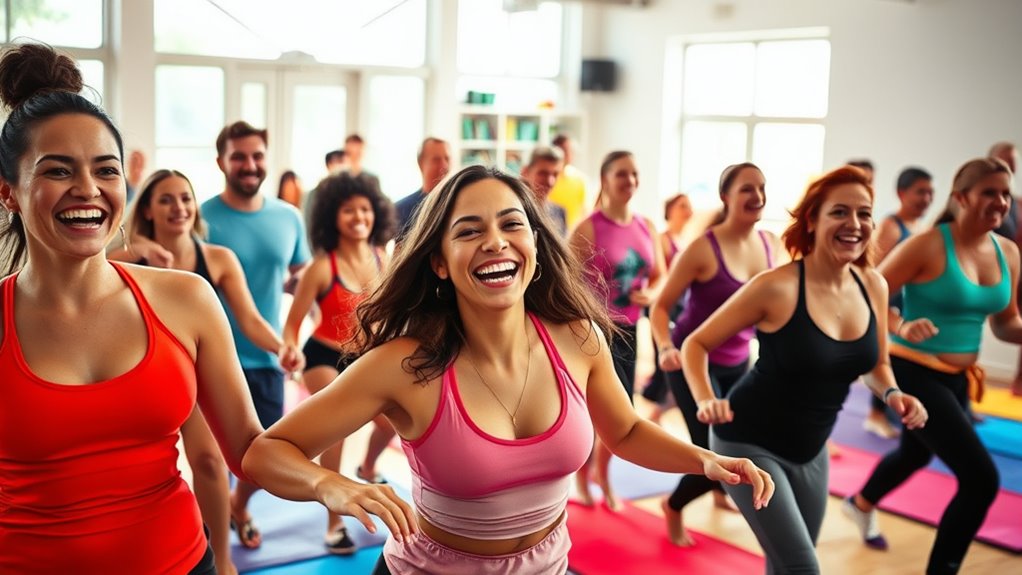 enjoyable group exercise experience