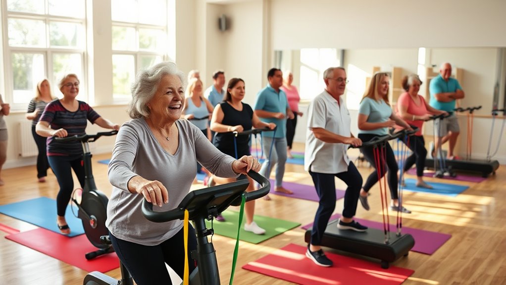 establishing regular exercise routine