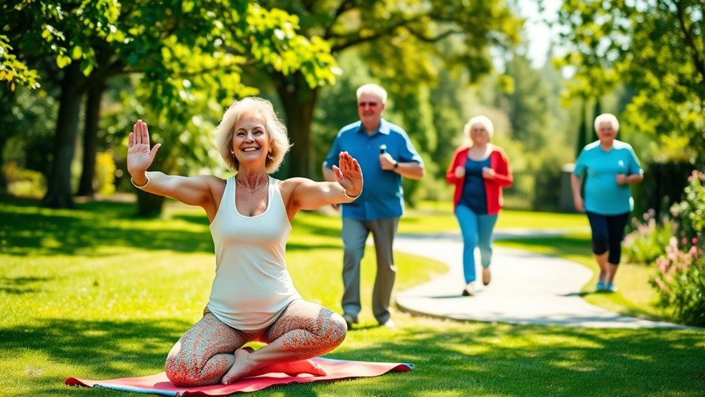 exercise enhances seniors health