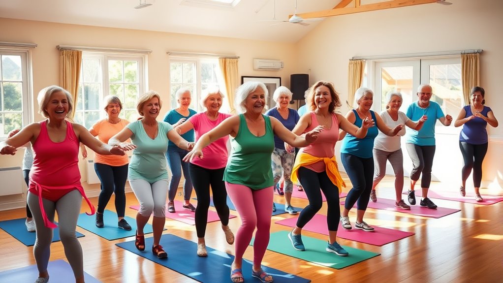 fostering camaraderie in aerobics