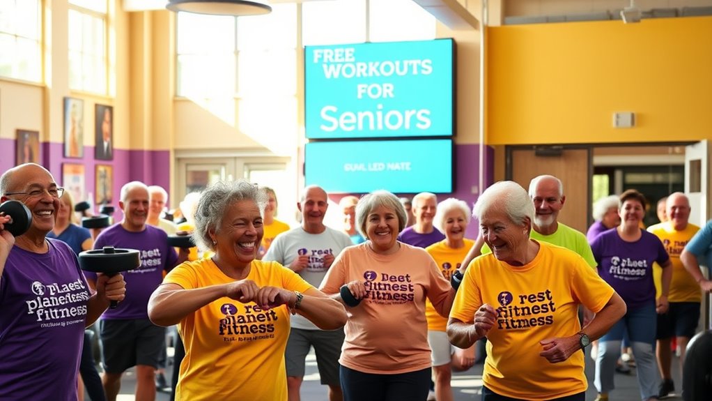 free senior workout sessions