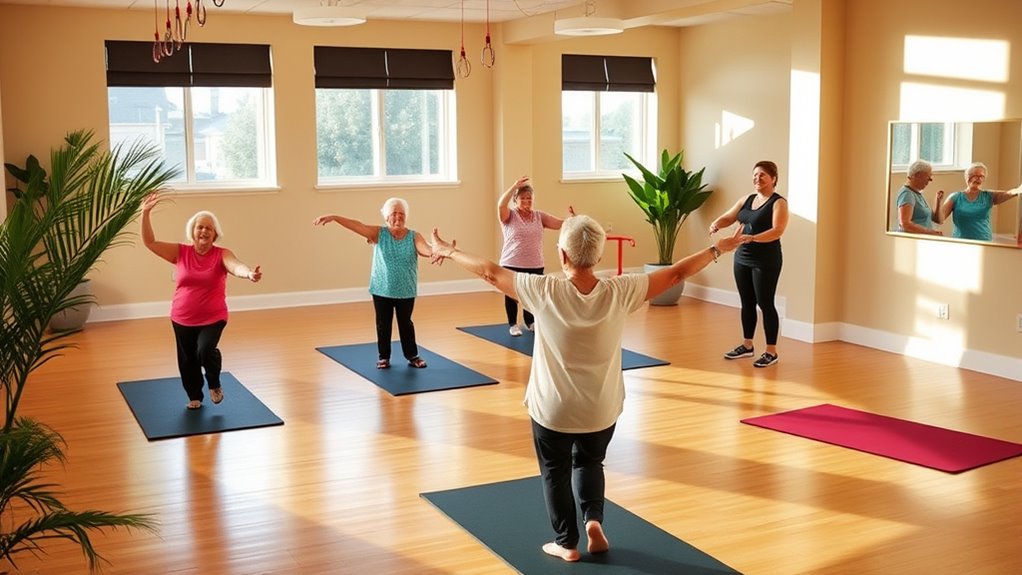 safe supportive workout space