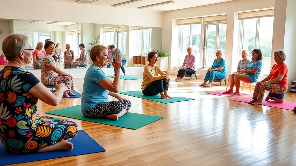 seated exercise engagement techniques