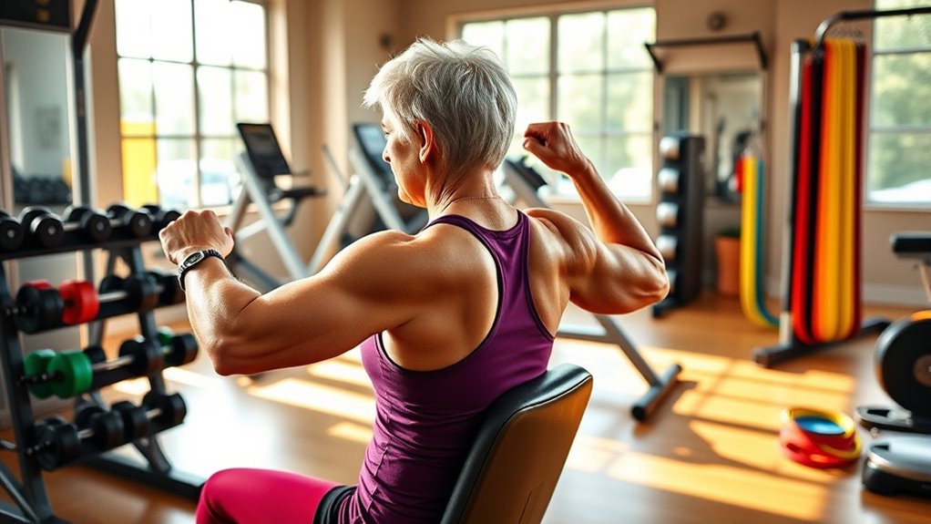 seated rows for back strength