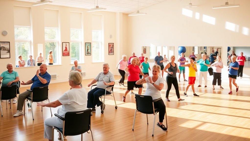senior exercise class options