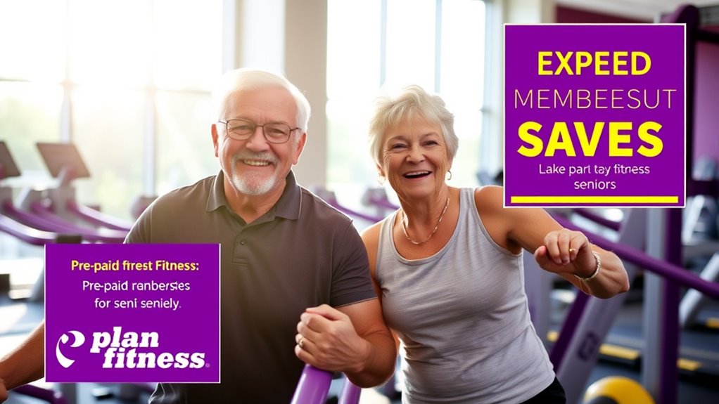 seniors discounted prepaid membership
