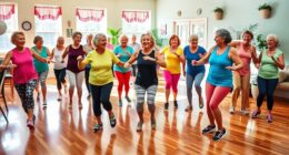 seniors enjoy zumba classes