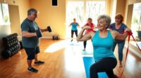 seniors mastering strength training