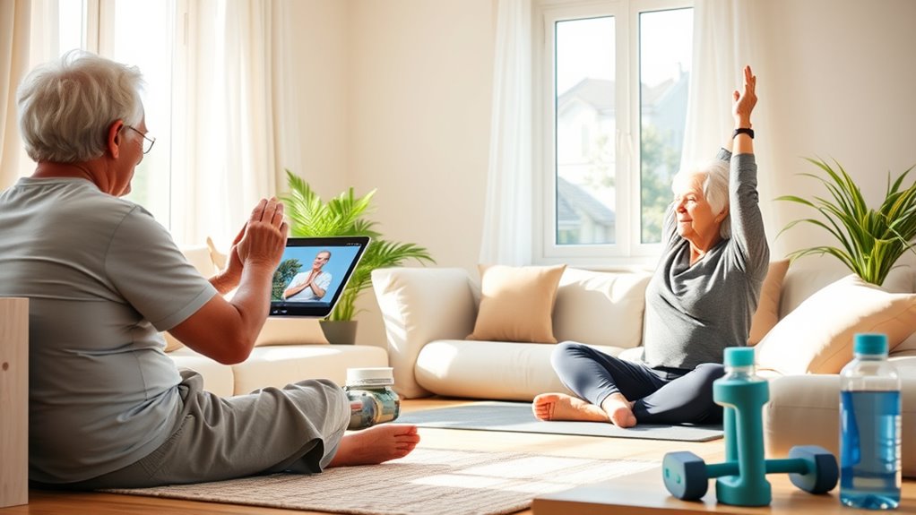 virtual and home workouts