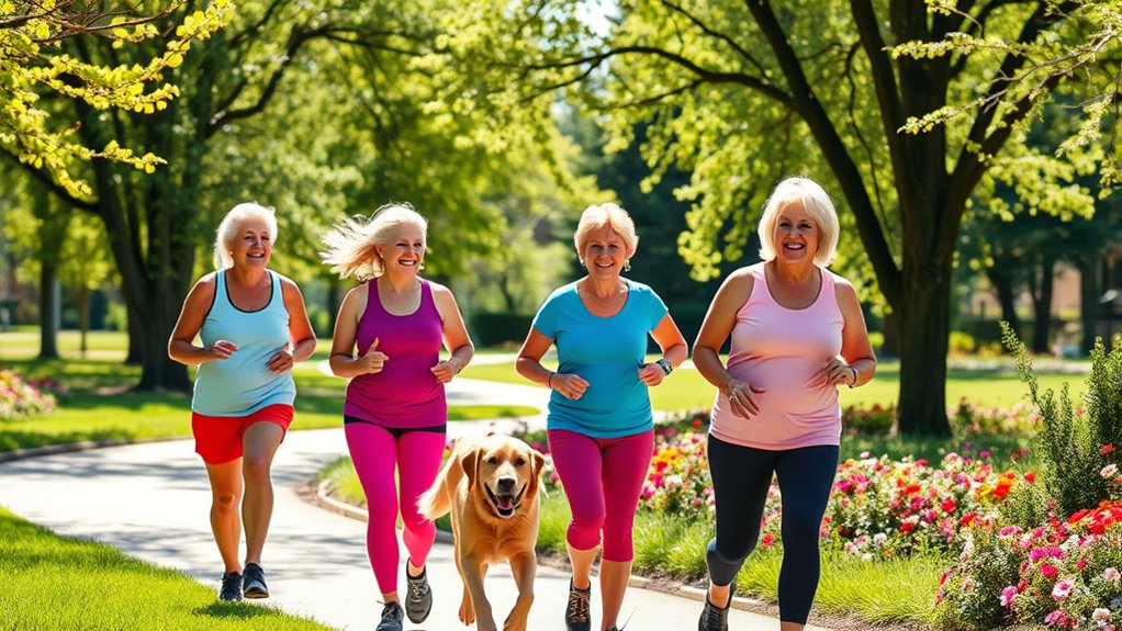 walking promotes senior health