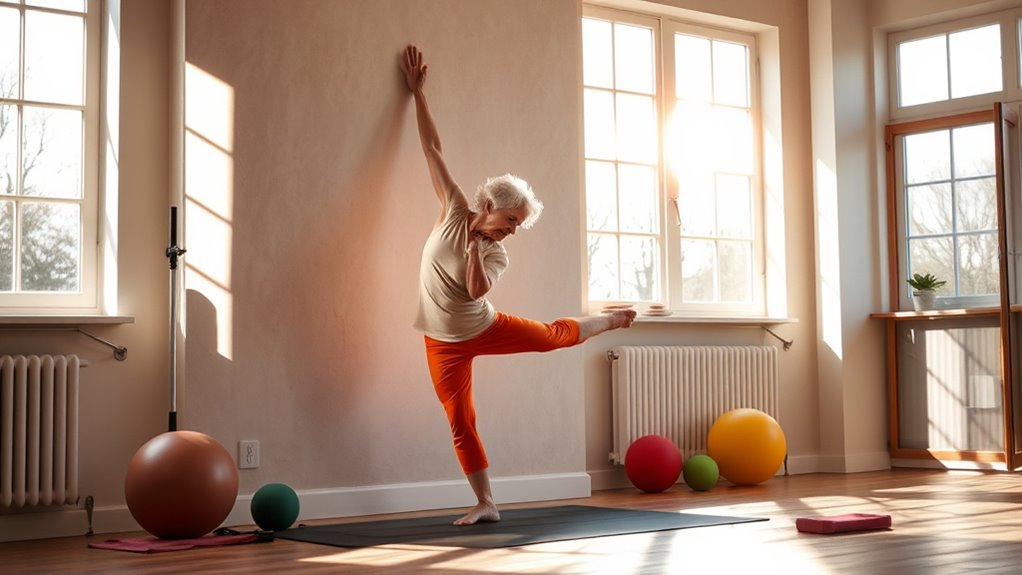 wall pilates for seniors