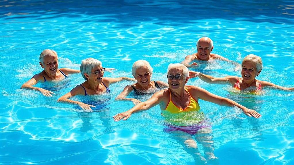 water aerobics enhances mental health