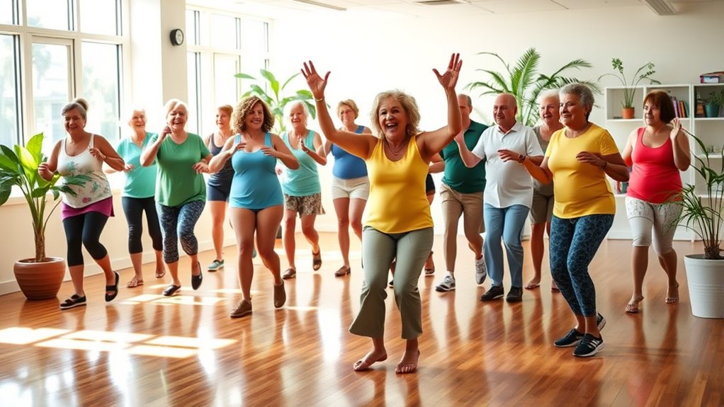 zumba enhances senior fitness