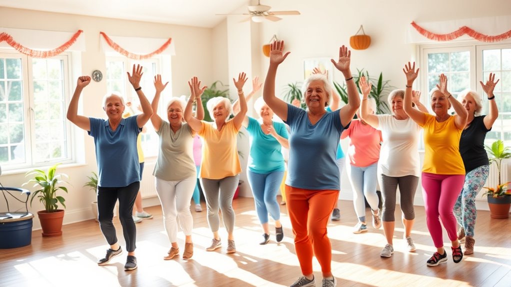 zumba enhances seniors fitness