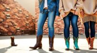 stylish cowboy boot outfits