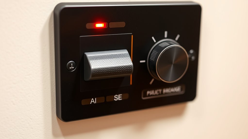 adaptive switches for appliance control