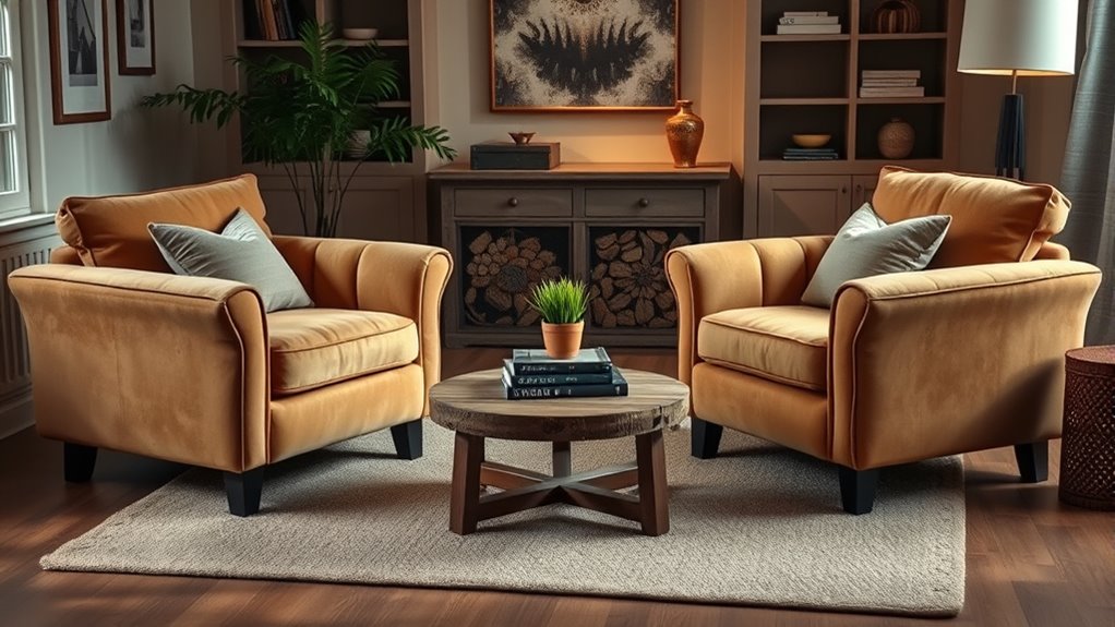 angled chairs foster natural dialogue