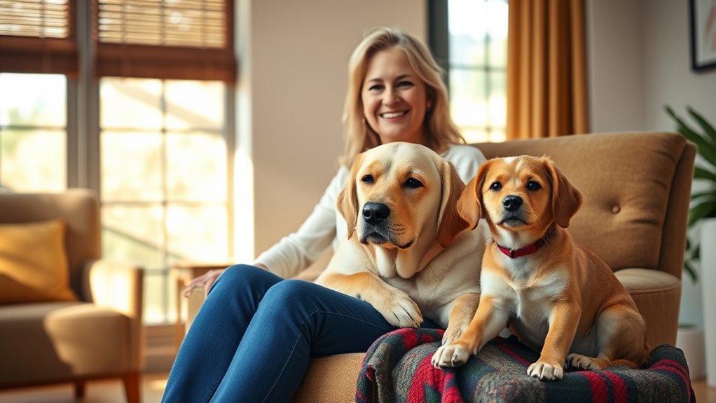 animals aiding emotional recovery