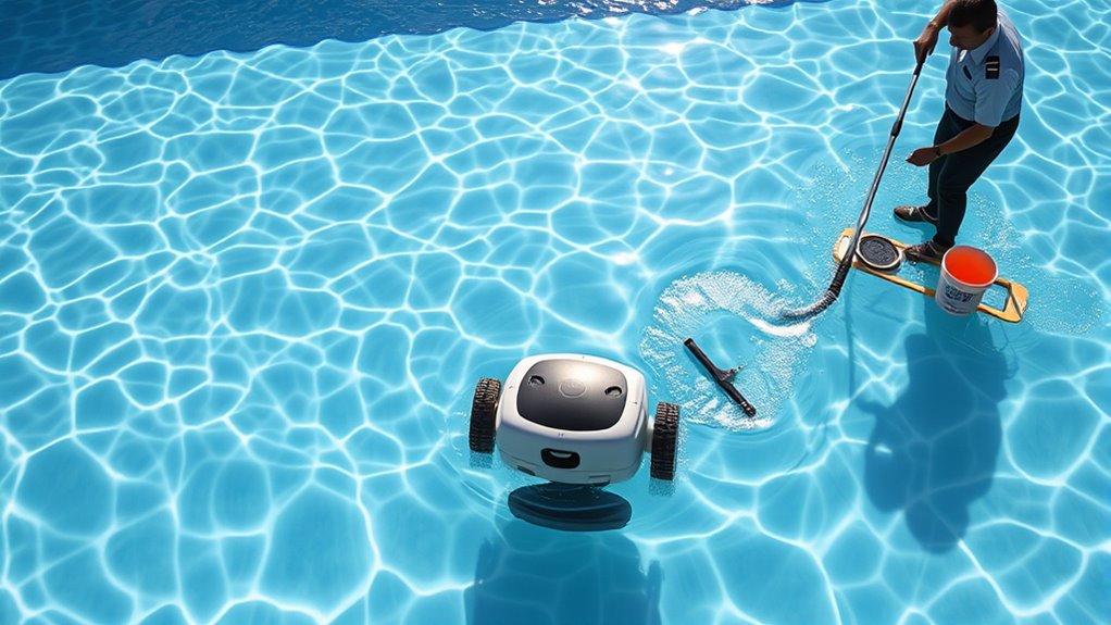 automated pool cleaning efficiency