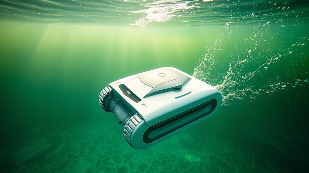 automated pool water clarity