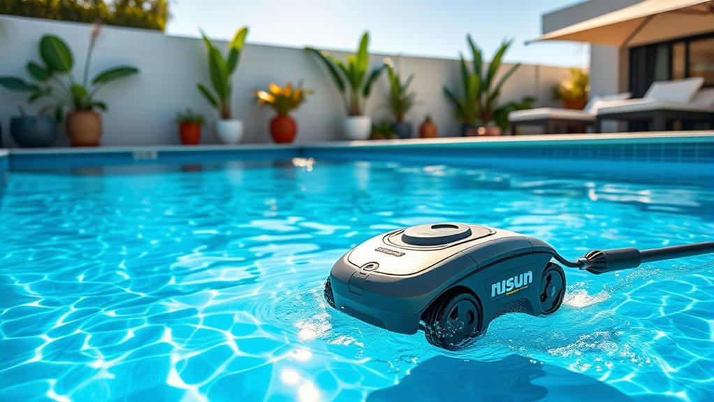 automatic pool cleaning setup