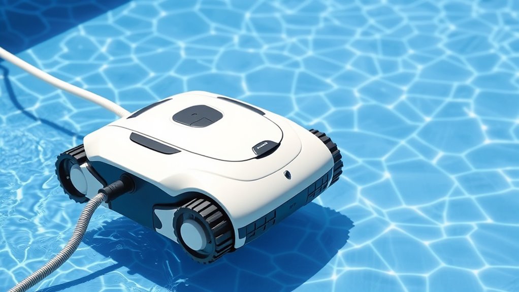 autonomous efficient pool cleaning