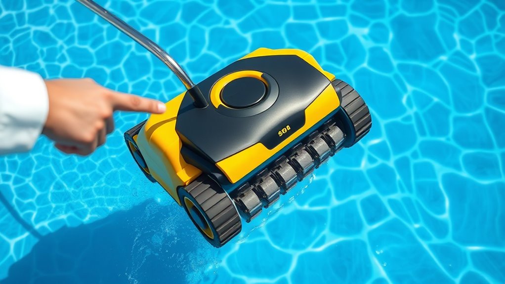 avoid cleaning damaged surfaces
