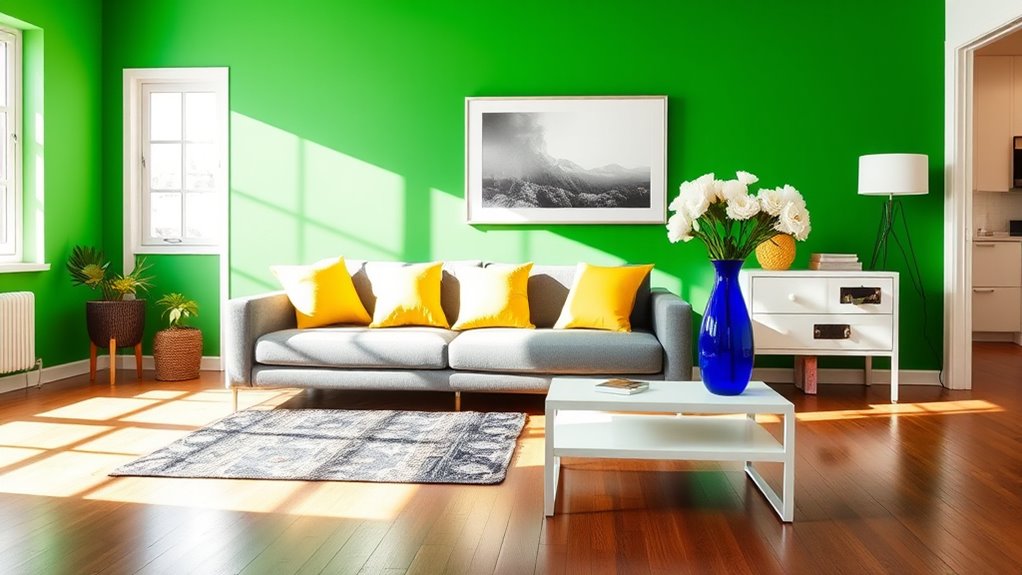 bold color focal points